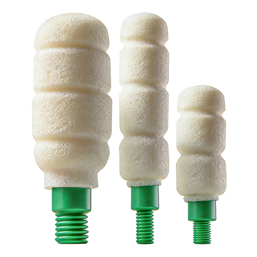 بندوق کی صفائی جھاگ برش ، بیرل کی صفائی کرنے والے جھاڑو ، .177cal. --- 12 جی اے۔