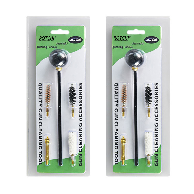 ہینڈگن یا پستولوں کے لئے بندوق کی صفائی کٹ بیئرنگ بال ہینڈل