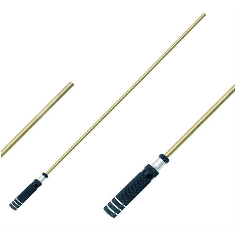 گن کلیننگ راڈ ایک ٹکڑا لمبا ایلومینیم گھومنے والا ہینڈل 4mm 5mm 6mm 7mm