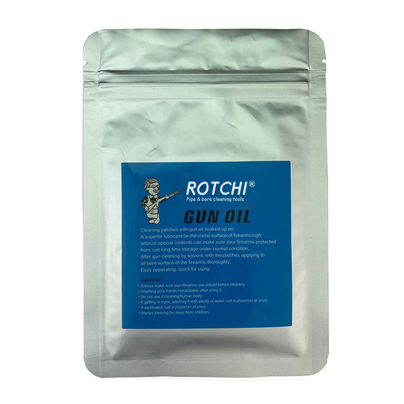 او پی پی سے بھرے ہوئے تیل جذب شدہ بندوق کی صفائی کے پیچ